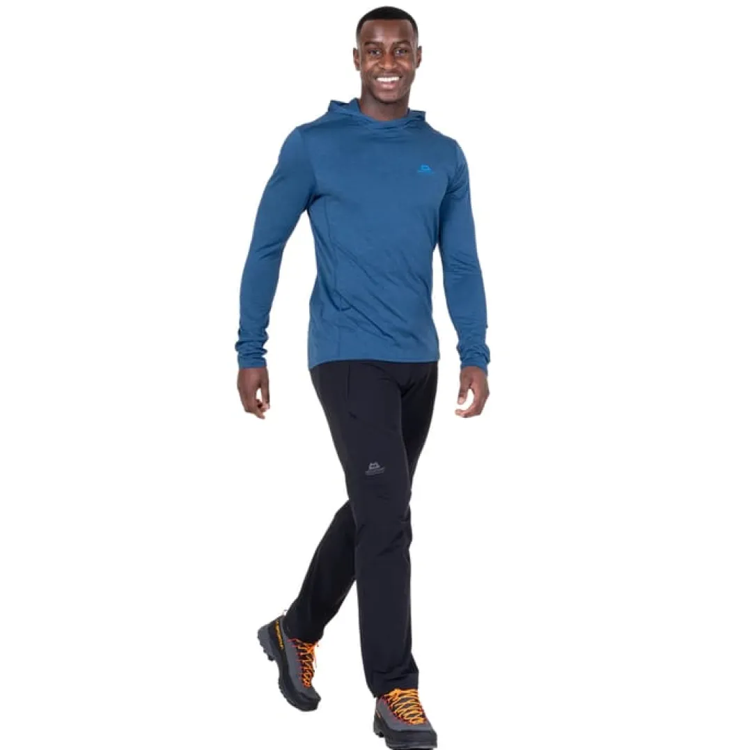 Mountain Equipment Glace Hooded Mens Top Admiral Blue