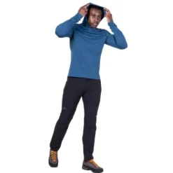 Mountain Equipment Glace Hooded Mens Top Admiral Blue