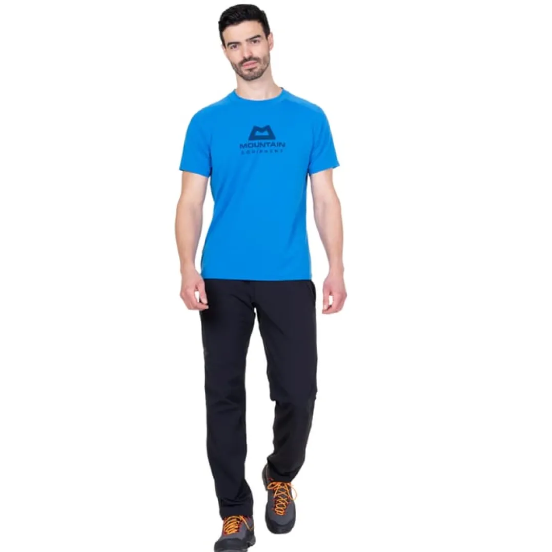 Mountain Equipment Headpoint Emblem Mens Tee Atlantic Blue