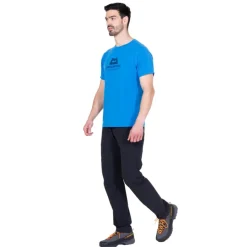 Mountain Equipment Headpoint Emblem Mens Tee Atlantic Blue