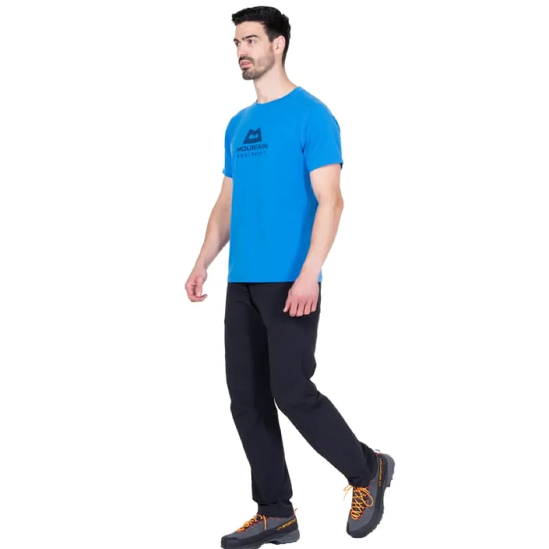 Mountain Equipment Headpoint Emblem Mens Tee Atlantic Blue
