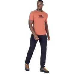 Mountain Equipment Headpoint Emblem Mens Tee Etruscan Red