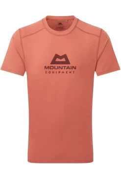 Mountain Equipment Headpoint Emblem Mens Tee Etruscan Red