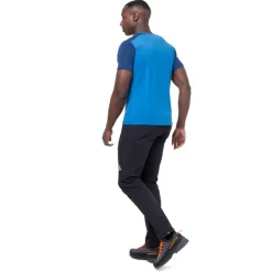Mountain Equipment Headpoint Block Mens Tee Flint Grey/admiral