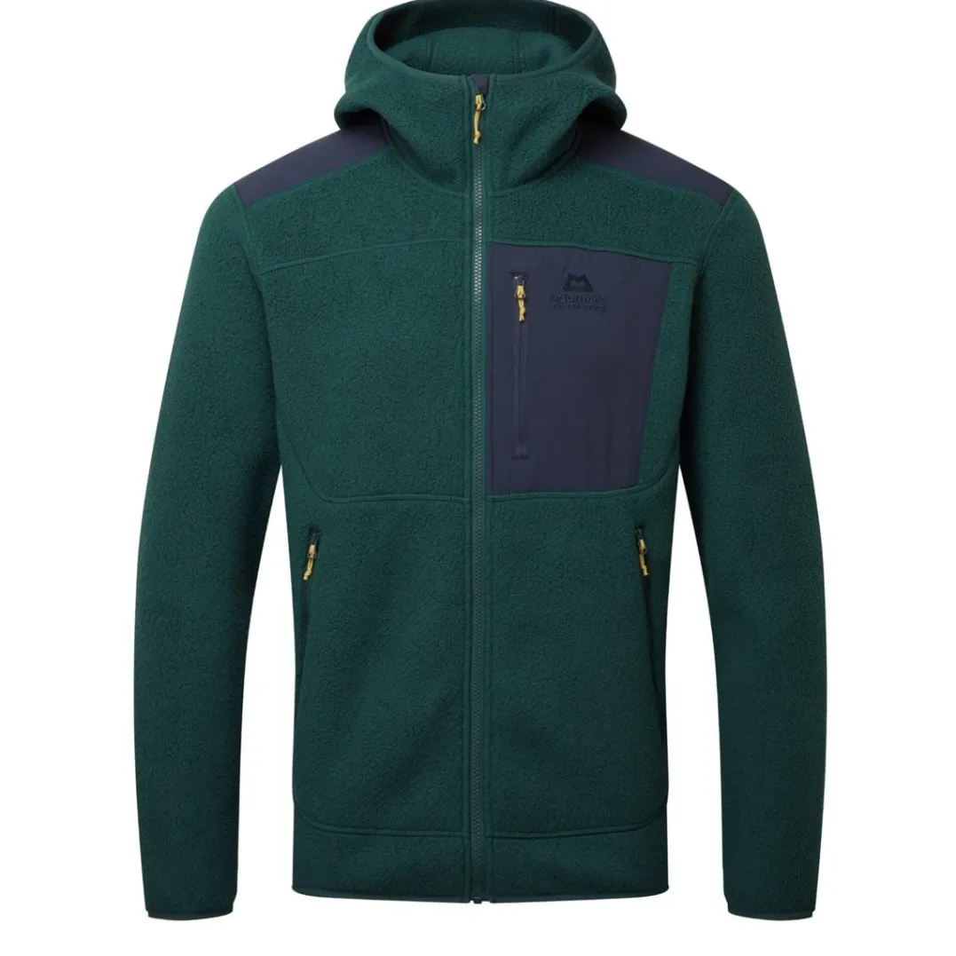 Mountain Equipment Highpile Hooded Mens Jacket Pine/Cosmos
