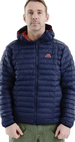 Mountain Equipment Men's Particle Hooded Jacket Cosmos/Redrock