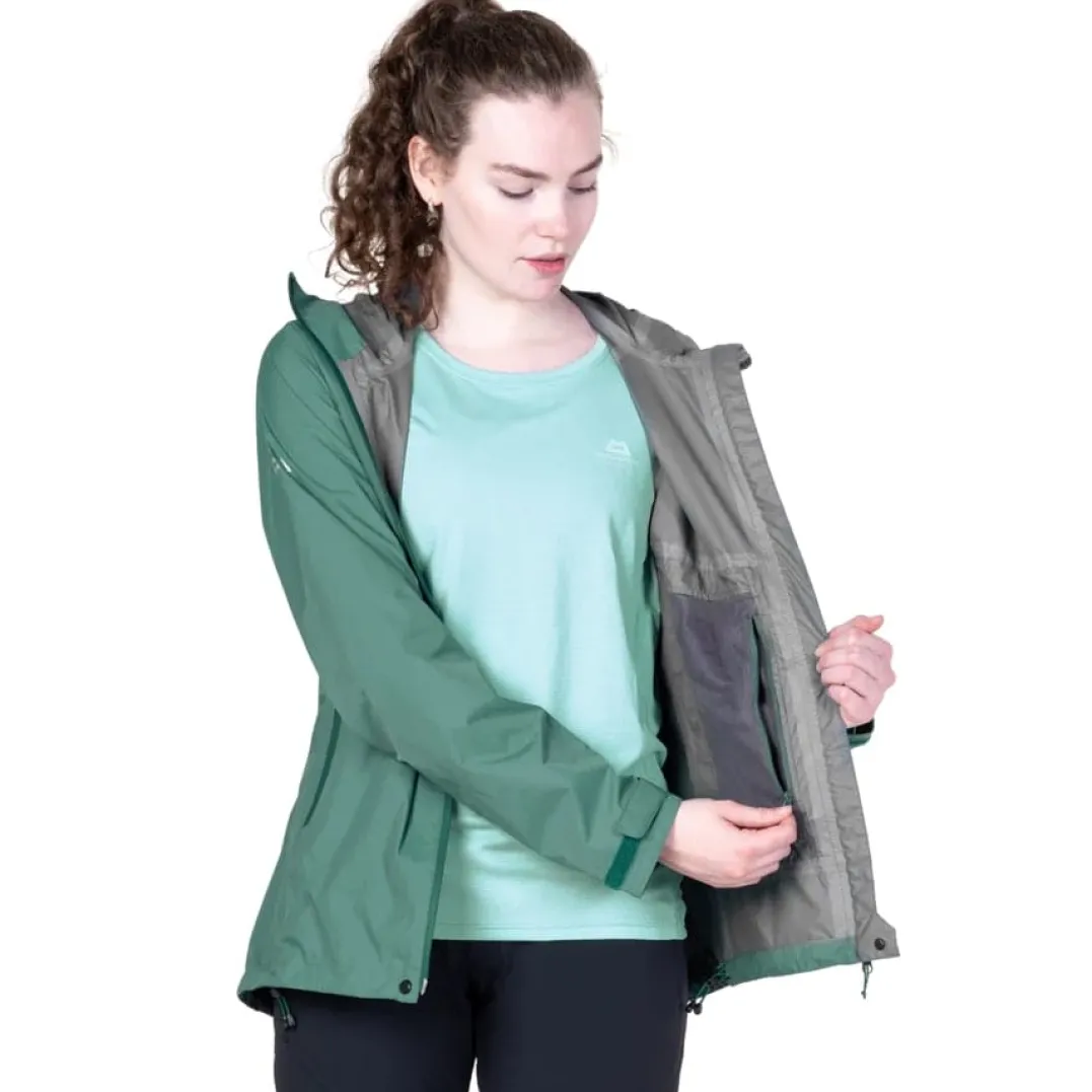 Mountain Equipment Raintower Wmns Jacket Sea Pine