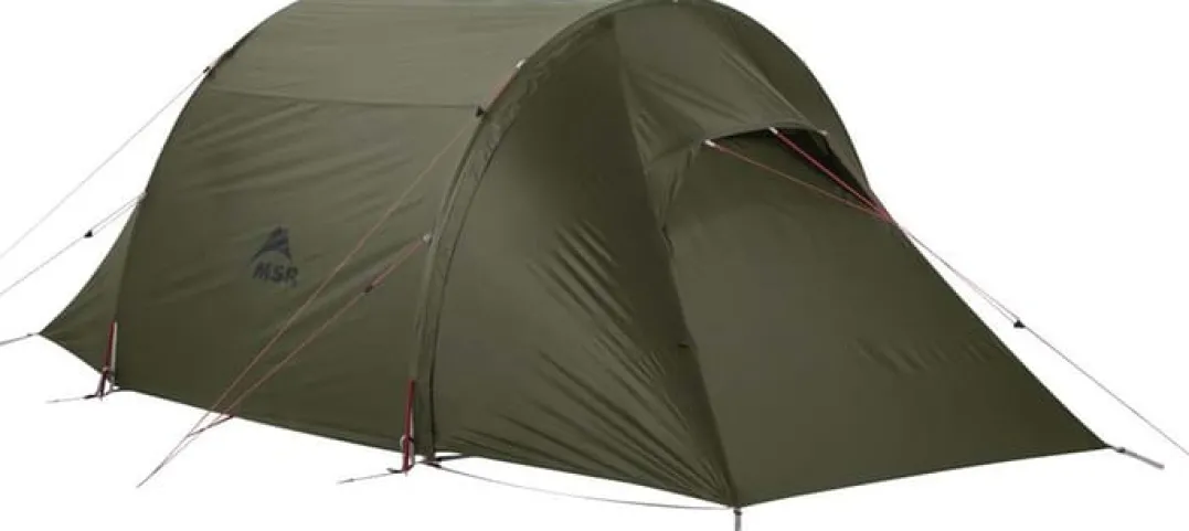 MSR Tindheim 3-Person Backpacking Tunnel Tent Green