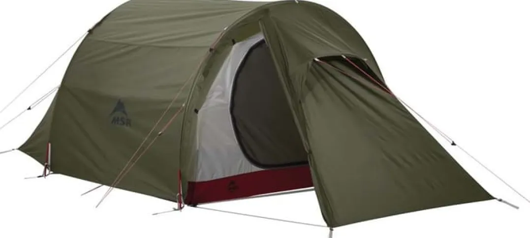 MSR Tindheim 3-Person Backpacking Tunnel Tent Green