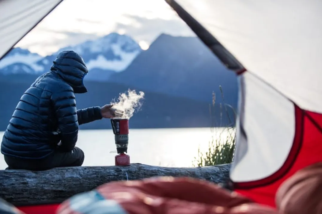 MSR WindBurner Personal Stove System Red