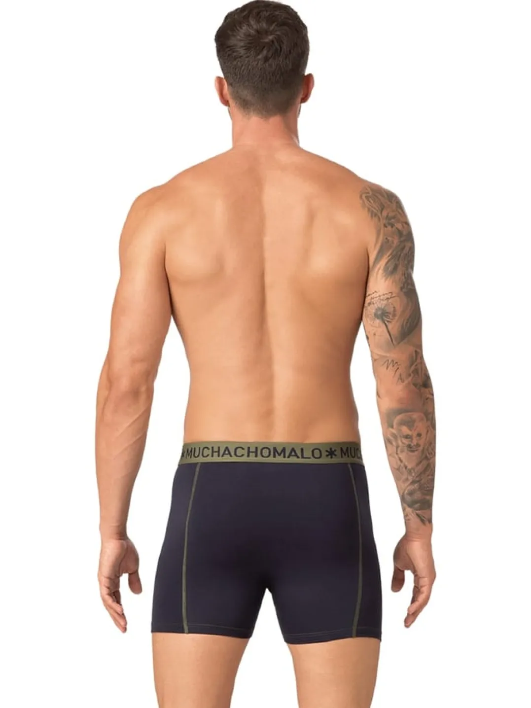 Muchachomalo 1010 BOXER 2PK GREY/BLUE