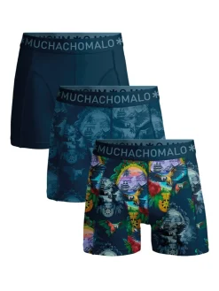 Muchachomalo 1010 Pirat Parrot 3pk Boxer Print/print/solid