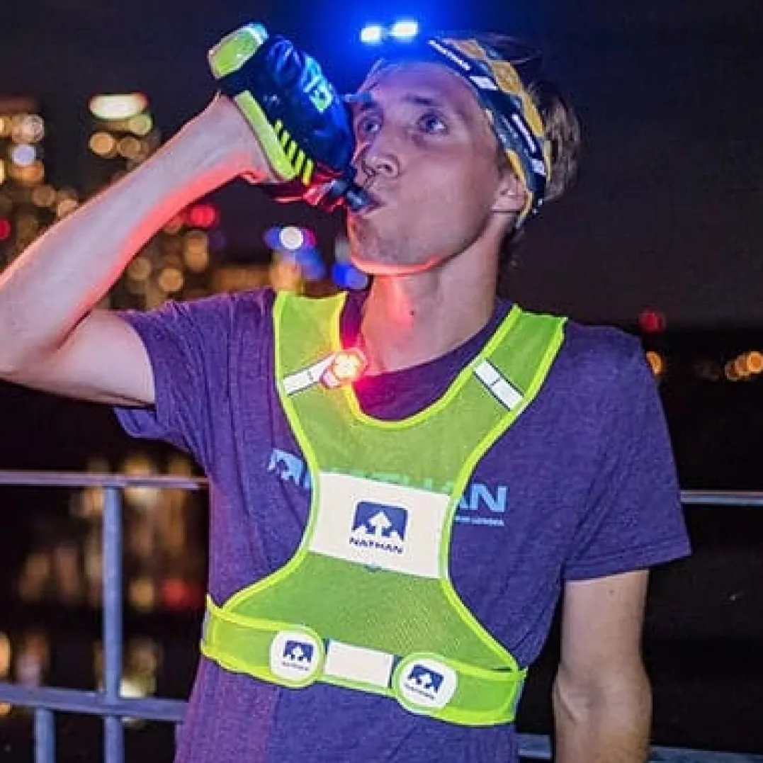 Nathan Streak Vest Neon Yellow