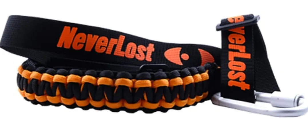 NeverLost Våpenreim Alaska Black/Orange