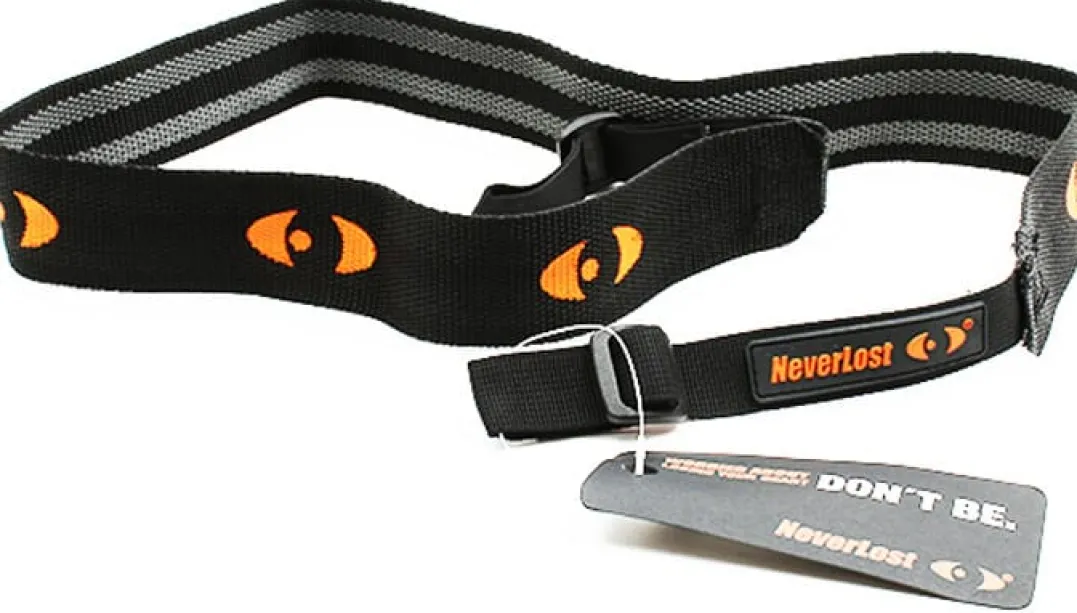 NeverLost Våpenreim Universal Black/Orange