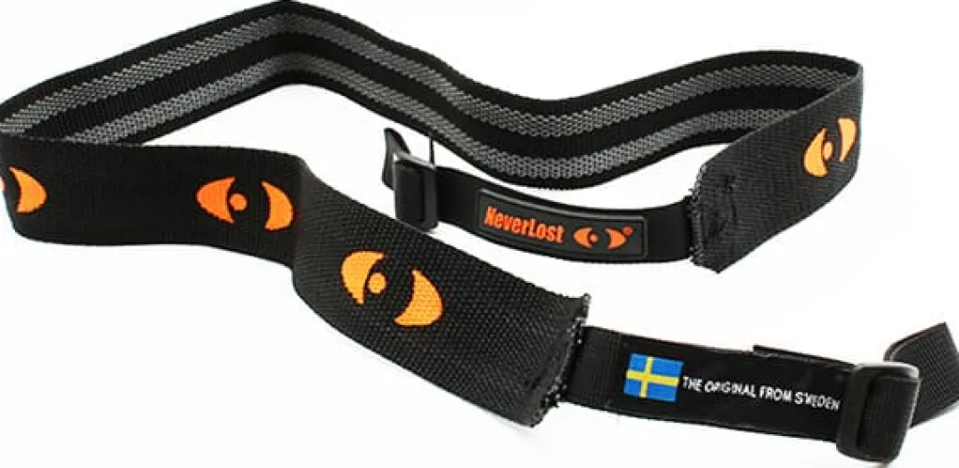 NeverLost Våpenreim Universal Black/Orange