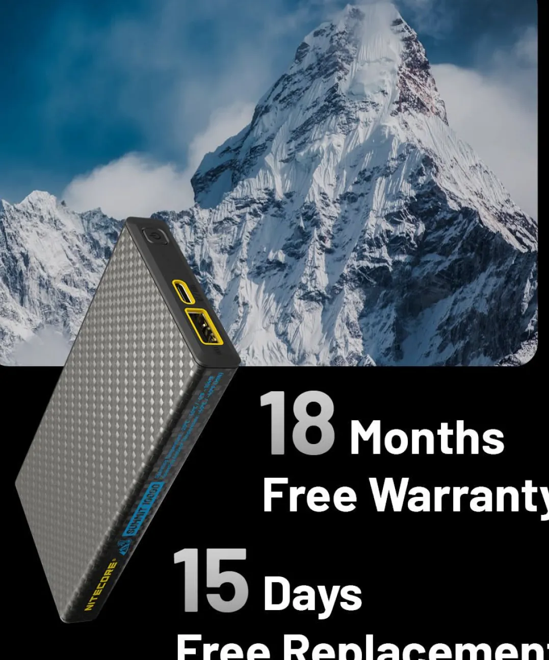 Nitecore Summit 10000 Mah Powerbank Black