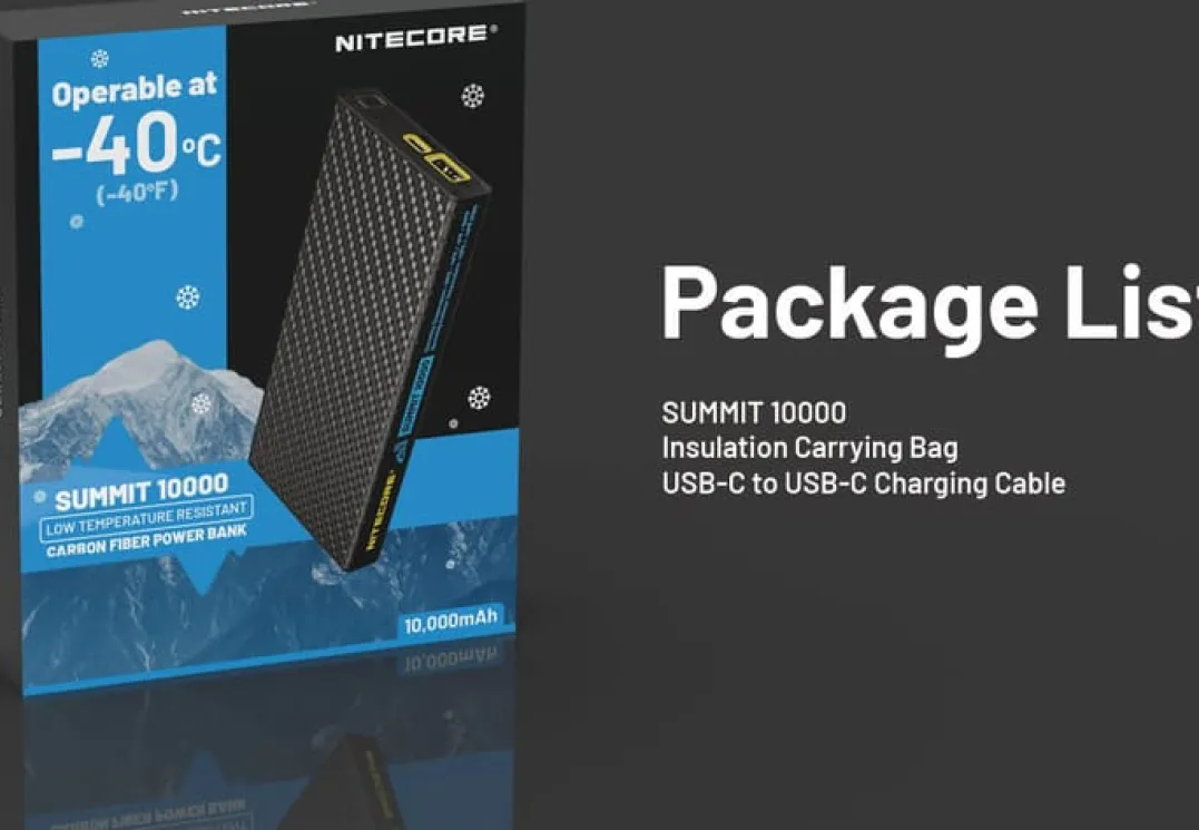Nitecore Summit 10000 Mah Powerbank Black