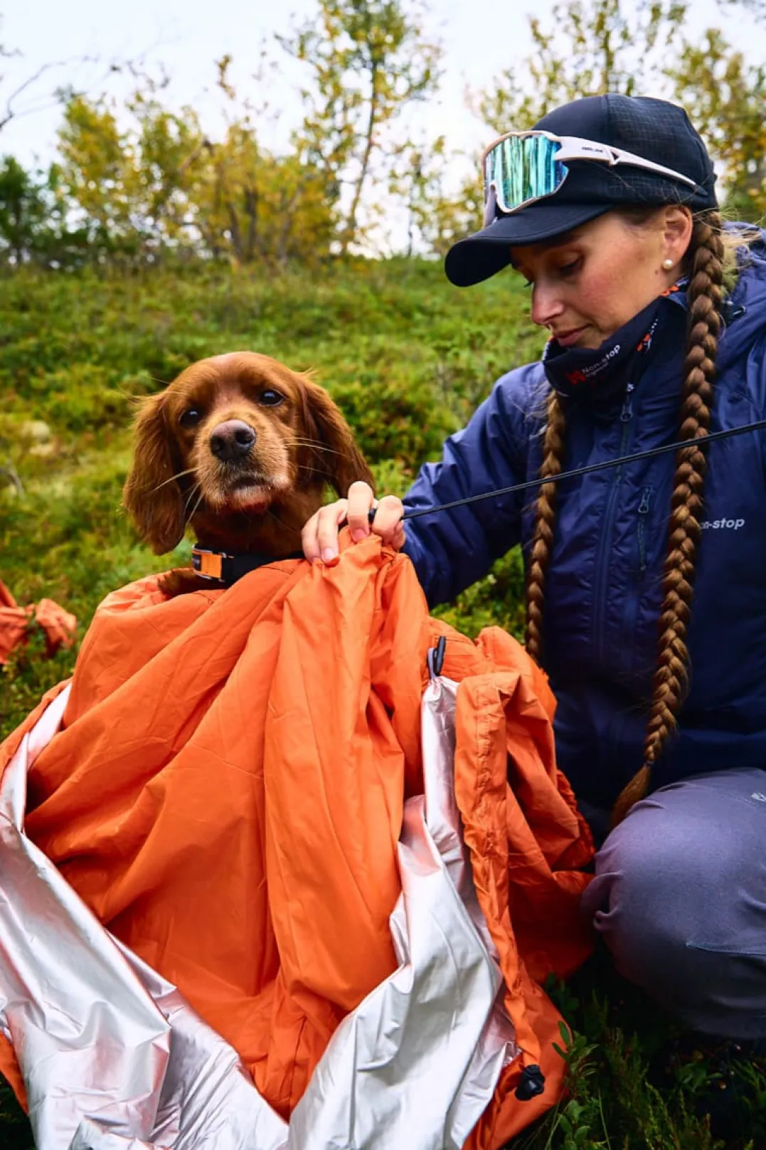 Non-stop Dogwear Bivvy Bag Orange Medium