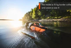 Non-stop Dogwear Protector Life Jacket Size 2-4 Black/Orange