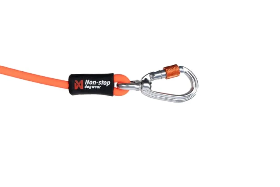 Non-stop Dogwear Protector Round Long Line 15m Orange