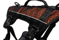 Non-stop Dogwear Rock Harness Long Black/Orange S