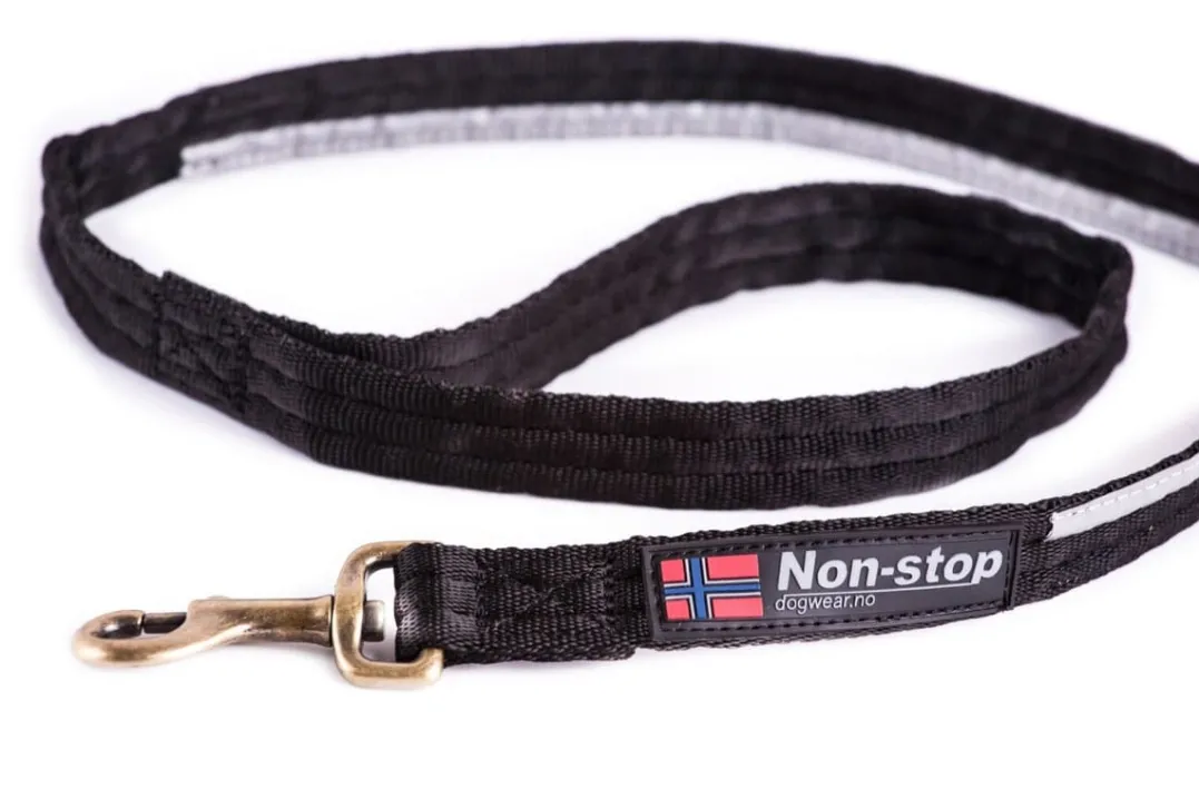 Non-stop Dogwear Strong Leash 3 meter Black