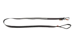 Non-stop Dogwear Touring Bungee Leash 2.8m/13mm, Screw-Lock Grey