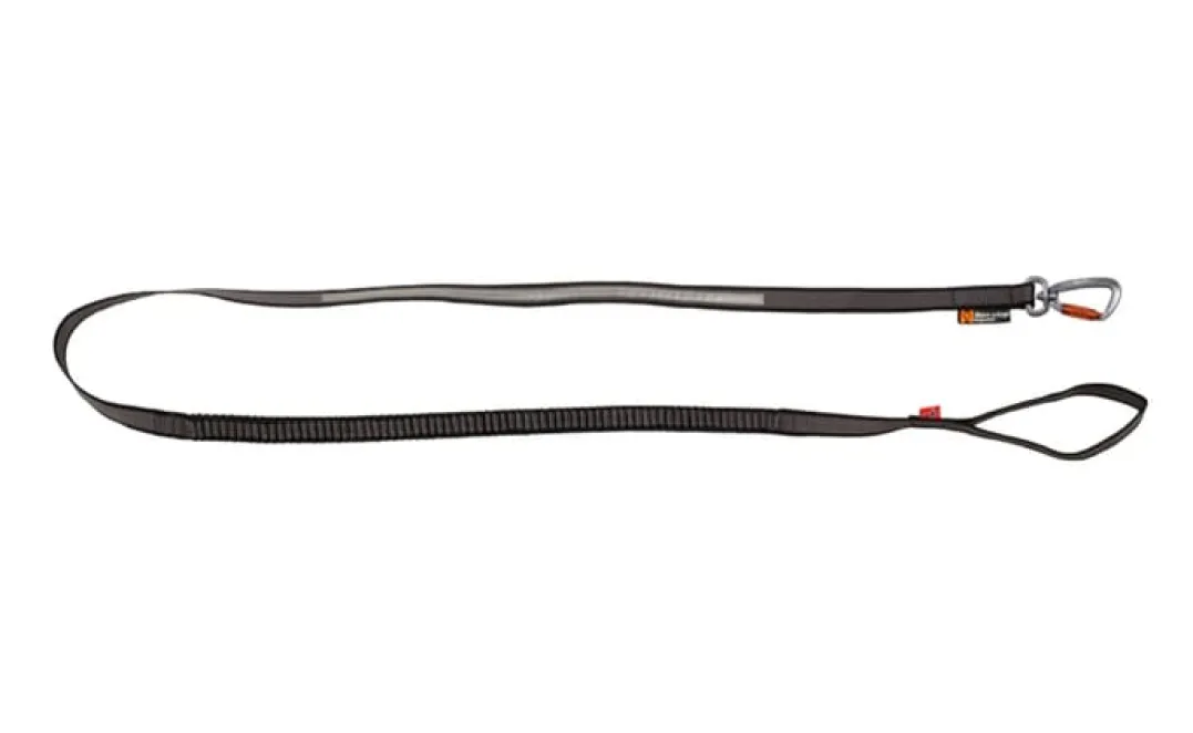 Non-stop Dogwear Touring Bungee Leash 2.8m/13mm, Screw-Lock Grey