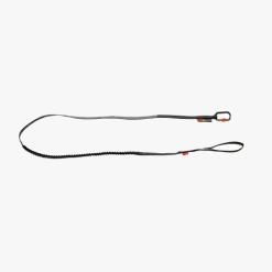 Non-stop Dogwear Touring Bungee Leash 2.8m/13mm, Screw-Lock Grey