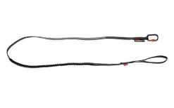 Non-stop Dogwear Touring Bungee Leash 2.8m/13mm, Screw-Lock Grey