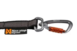 Non-stop Dogwear Touring Bungee Leash 2m/23mm Gray