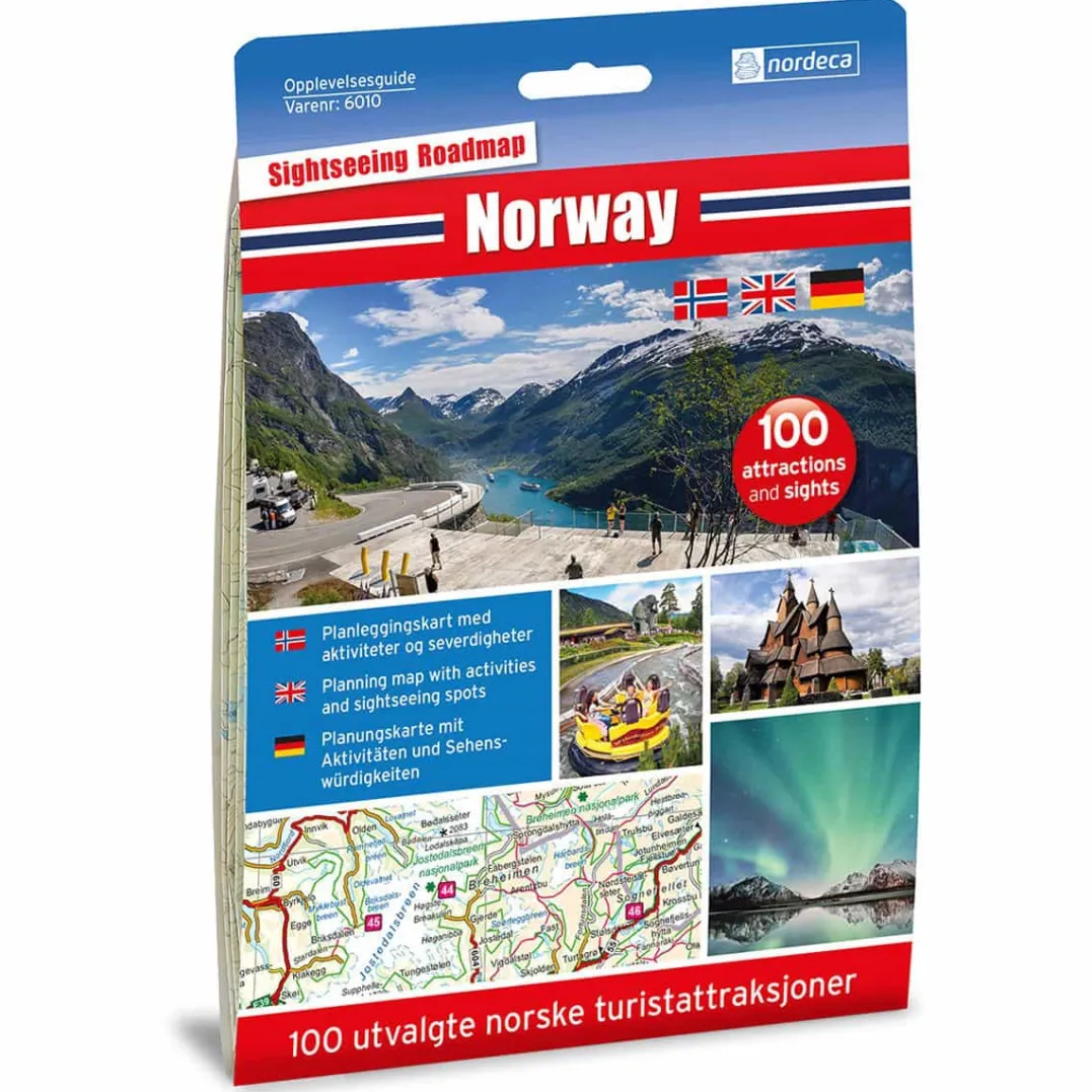 Nordeca Norway 1:1 000 000 Opplevelsesguider