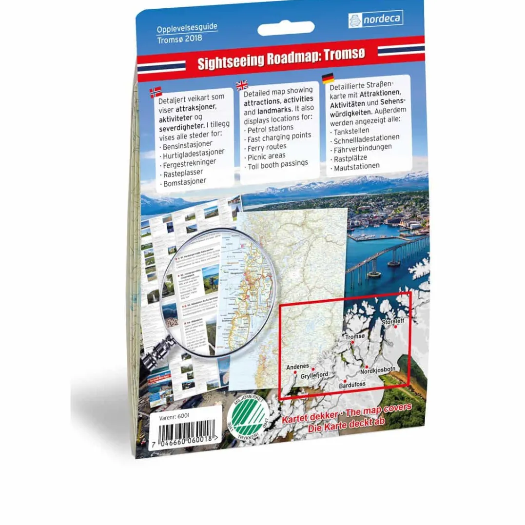 Nordeca Opplevelsesguide 1:250 000 Opplevelsesguider