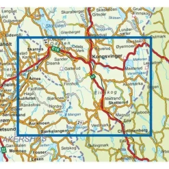 Nordeca Topo 3000 1:50 000 Finnskogen sør