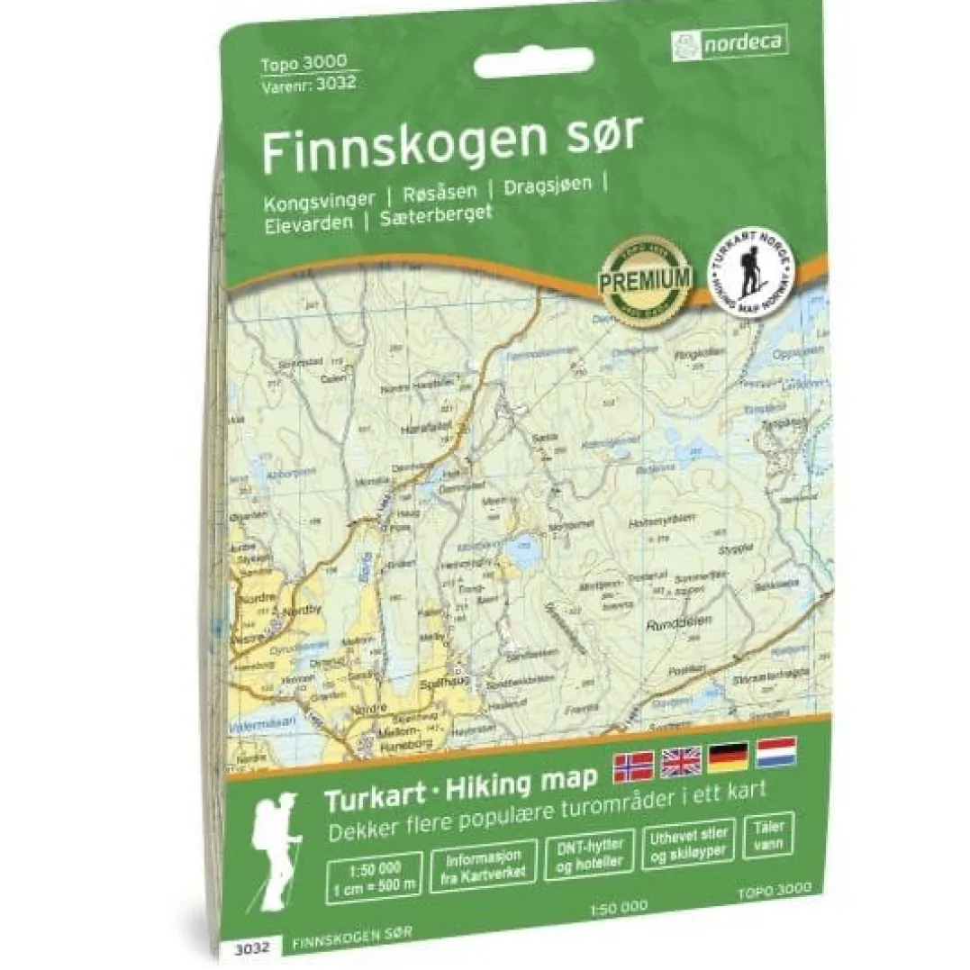Nordeca Topo 3000 1:50 000 Finnskogen sør