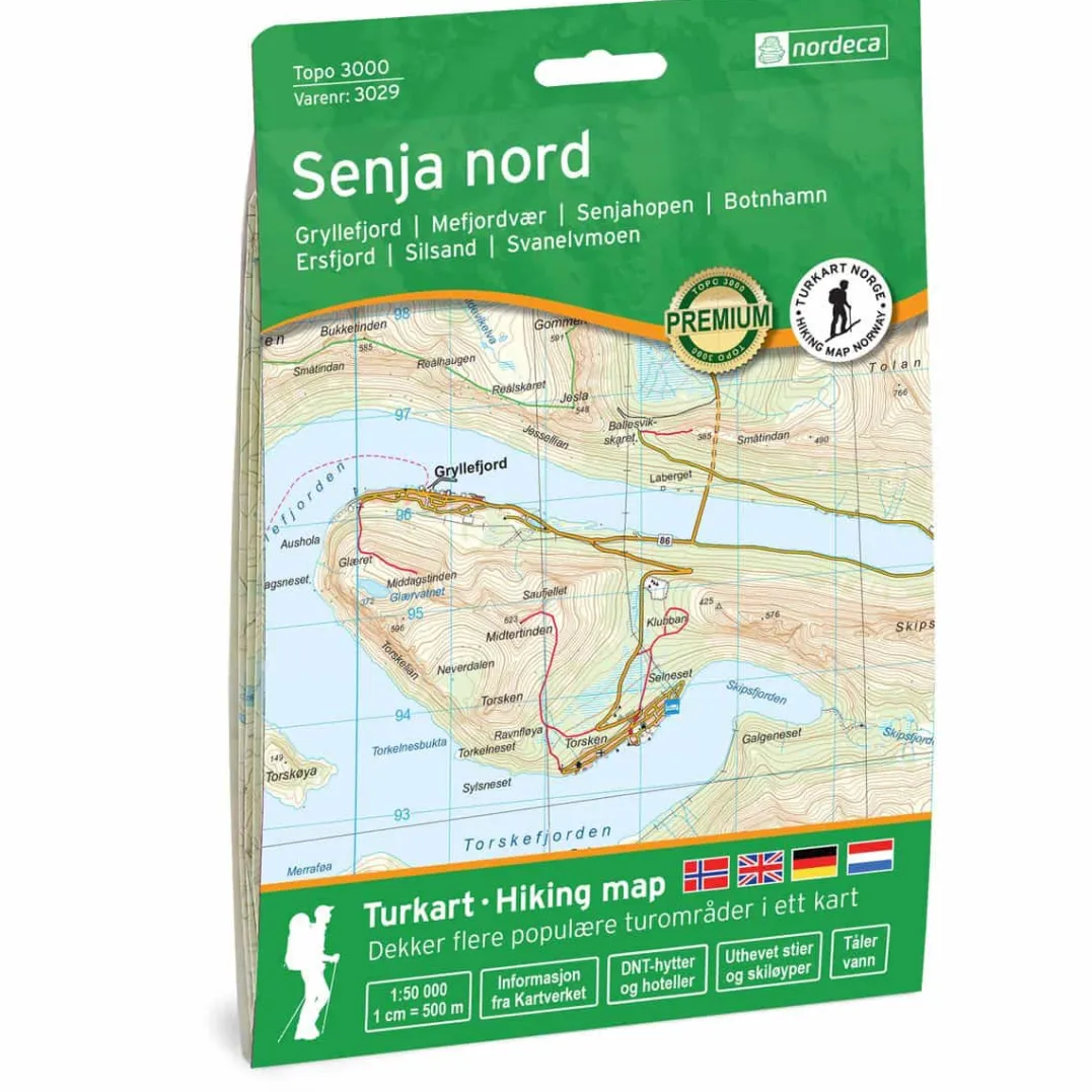 Nordeca Topo 3000 1:50 000 Senja nord
