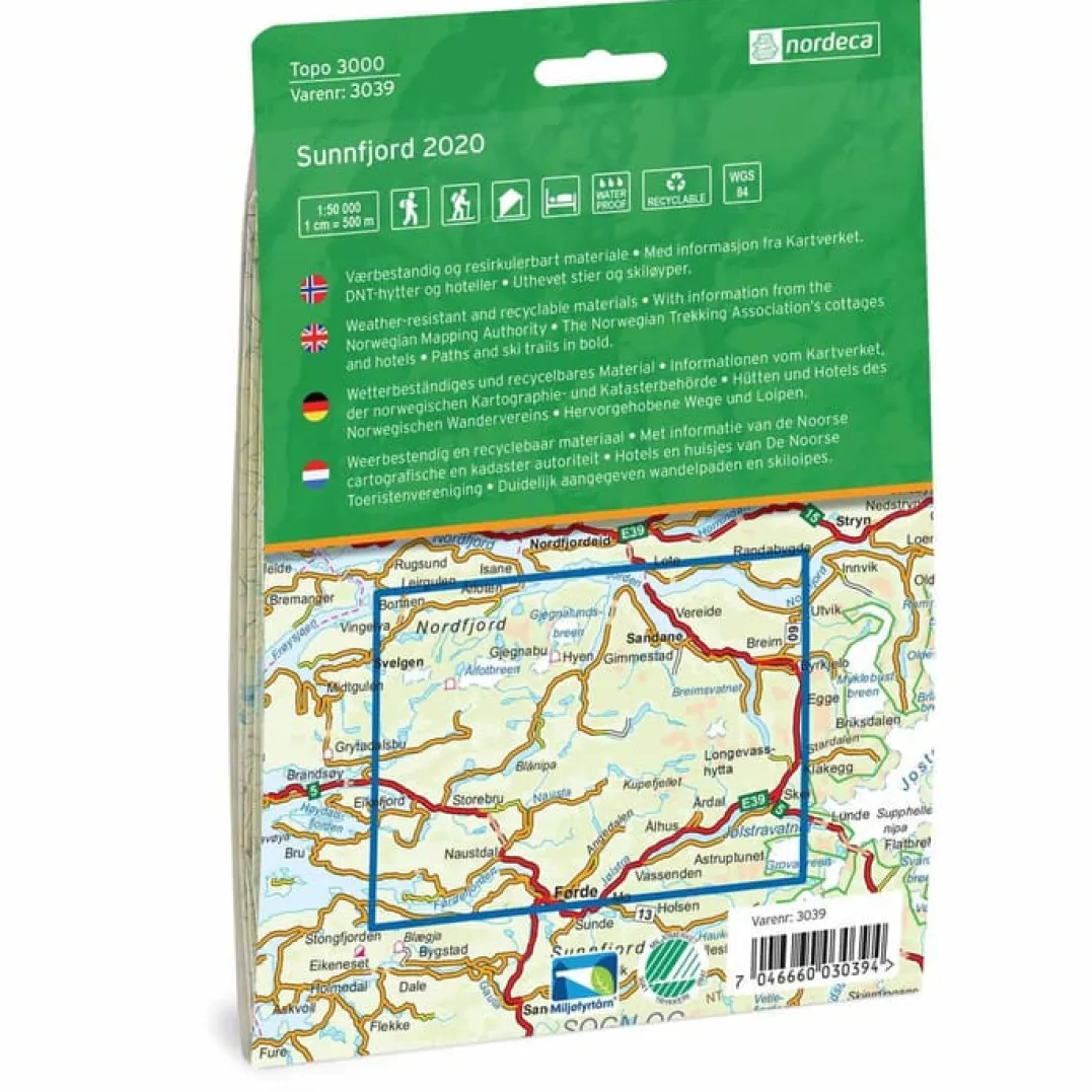 Nordeca Topo 3000 1:50 000 Sunnfjord