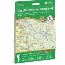 Nordeca Topo 3000 1:50 000 Vestfoldbyene - Grenland