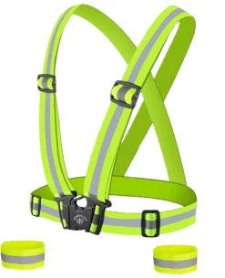 Nordic Grip Kids' Reflective Cross Belt Incl. 2 Band Yellow