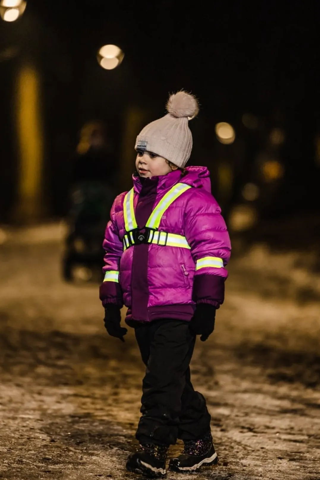 Nordic Grip Kids' Reflective Cross Belt Incl. 2 Band Yellow
