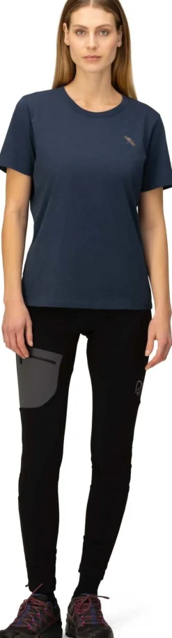 Norrøna /29 Cotton Activity Embroidery T-Shirt W'S Indigo Night