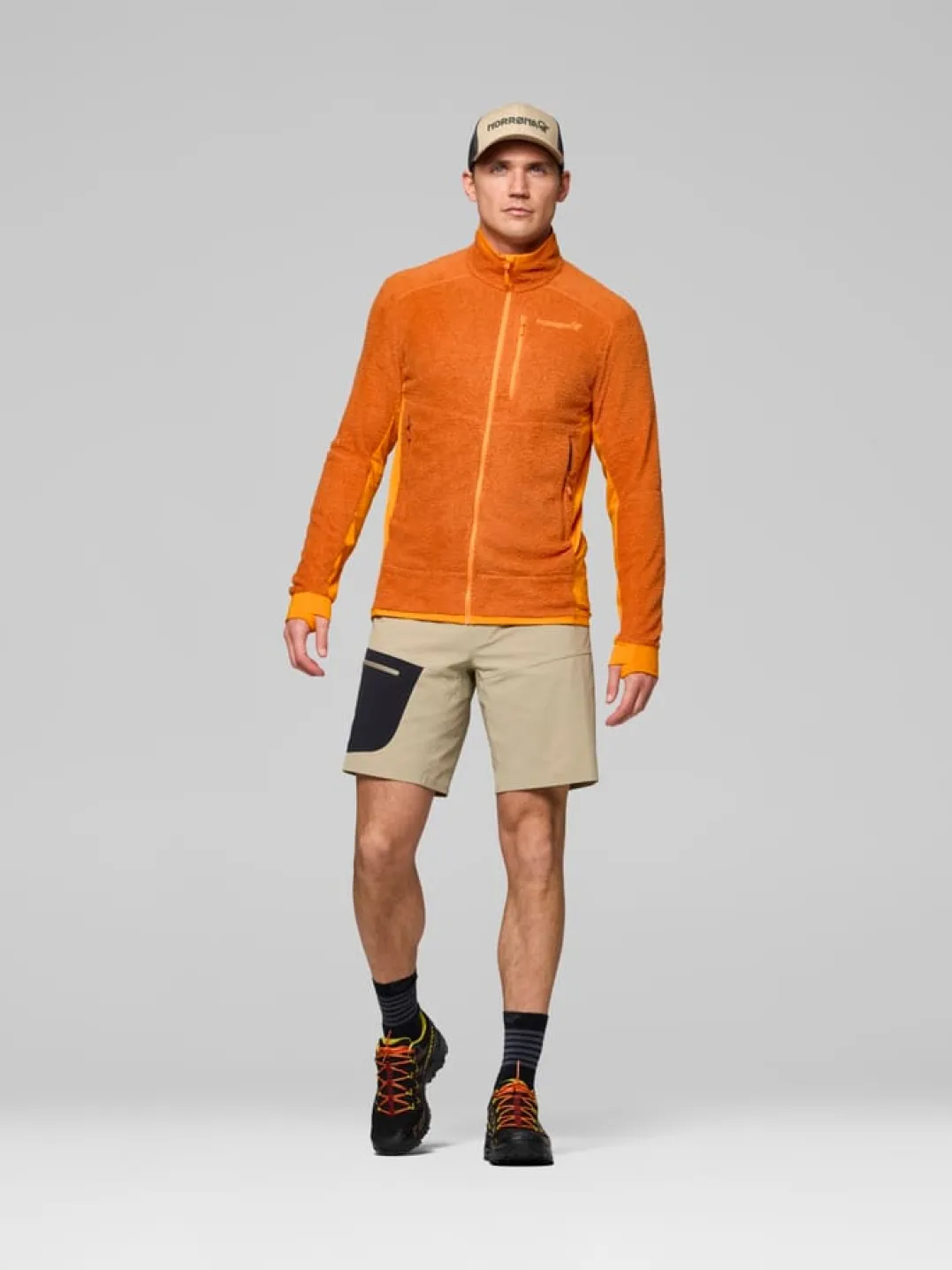 Norrøna Falketind Warm1 Active Jacket M'S Gold Flame/Exuberance