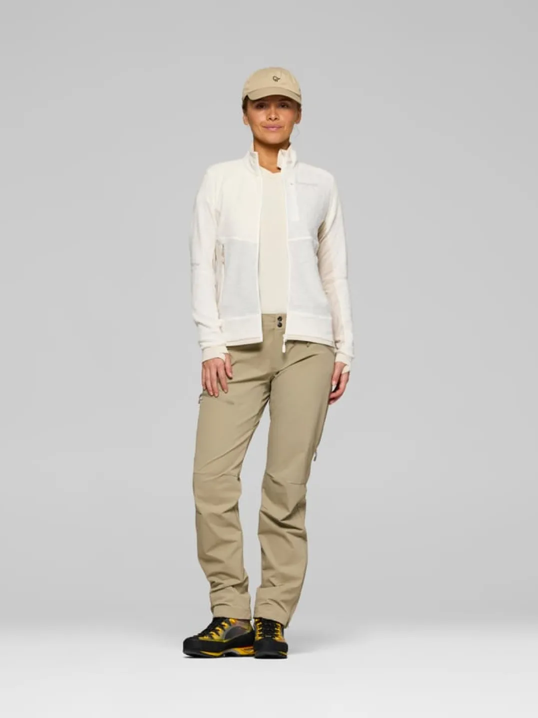Norrøna Falketind Warm1 Active Jacket W'S Snow White/Oatmeal