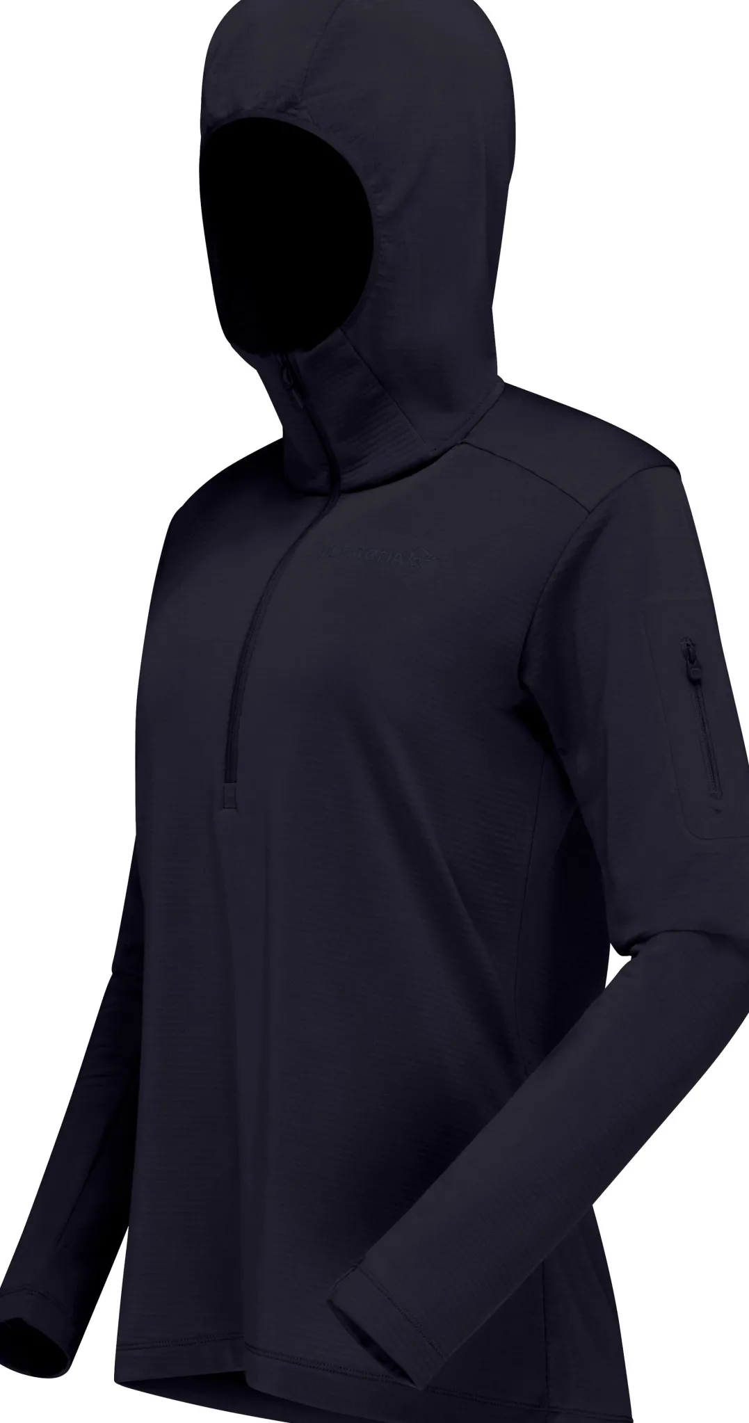 Norrøna Falketind Warm1 Hood W'S Caviar Black