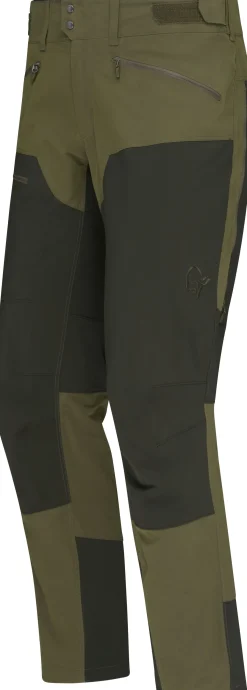 Norrøna Femund Cotton Flex1 Light Pants M'S Olive Night/rosin