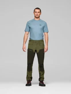 Norrøna Femund Cotton Flex1 Light Pants M'S Olive Night/rosin