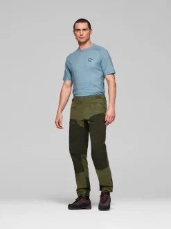 Norrøna Femund Cotton Flex1 Light Pants M'S Olive Night/rosin