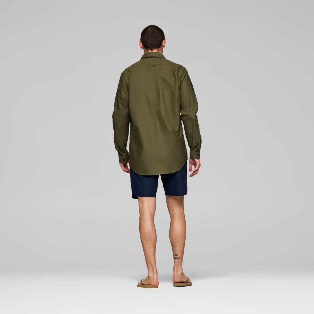 Norrøna Femund Cotton Shirt M'S Olive Night