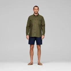 Norrøna Femund Cotton Shirt M'S Olive Night
